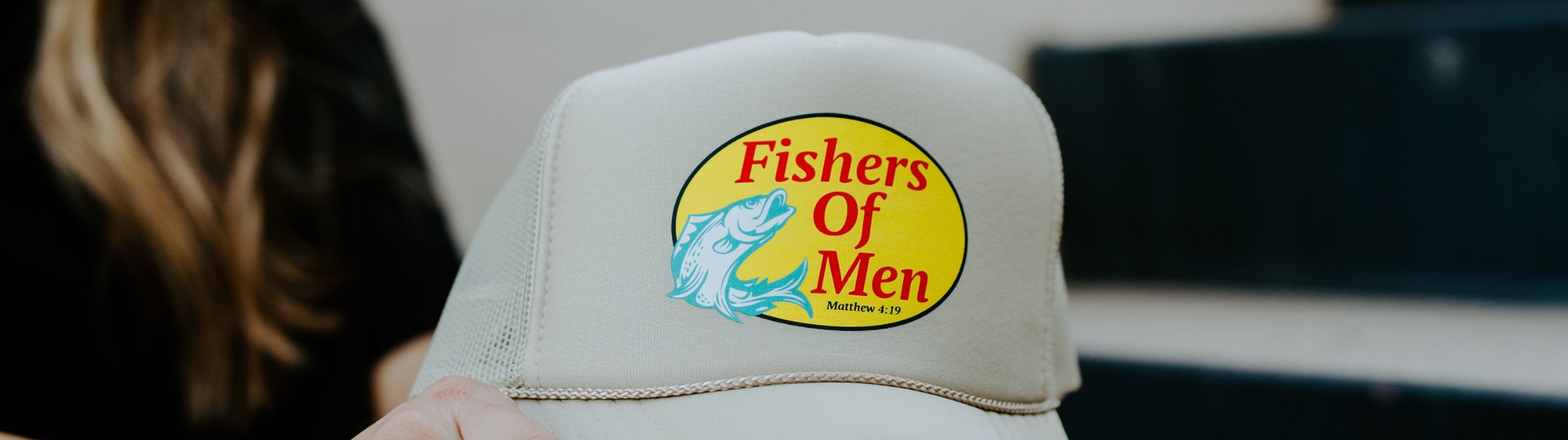 Fishers of Men National Tournament Christian Fishing Hat Cap Size  Adjustable